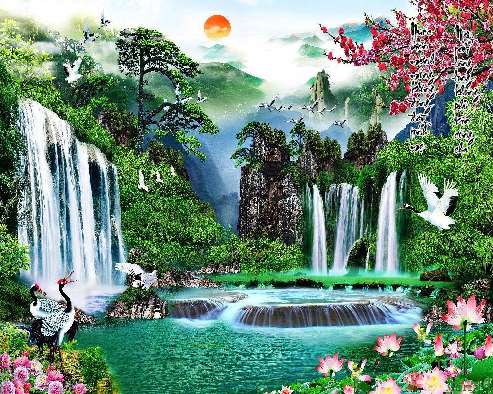 Phong cảnh sơn thủy hữu tình MHT2-091